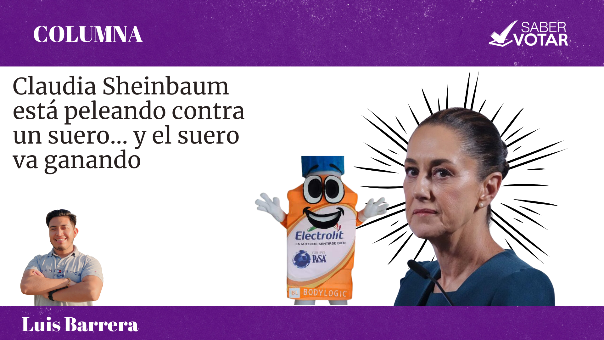 Claudia Sheinbaum enfrentada a polémica por suero Electrolit y farmacéuticas