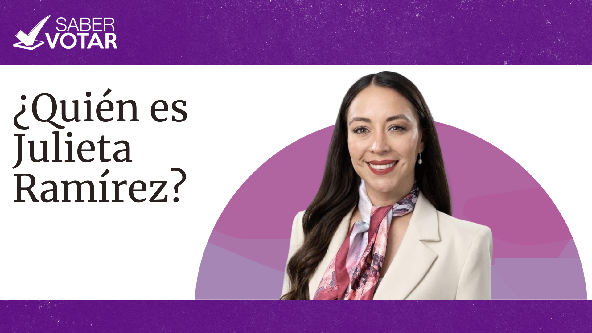 Retrato informativo de Julieta Andrea Ramírez Padilla, abogada y política de Baja California.